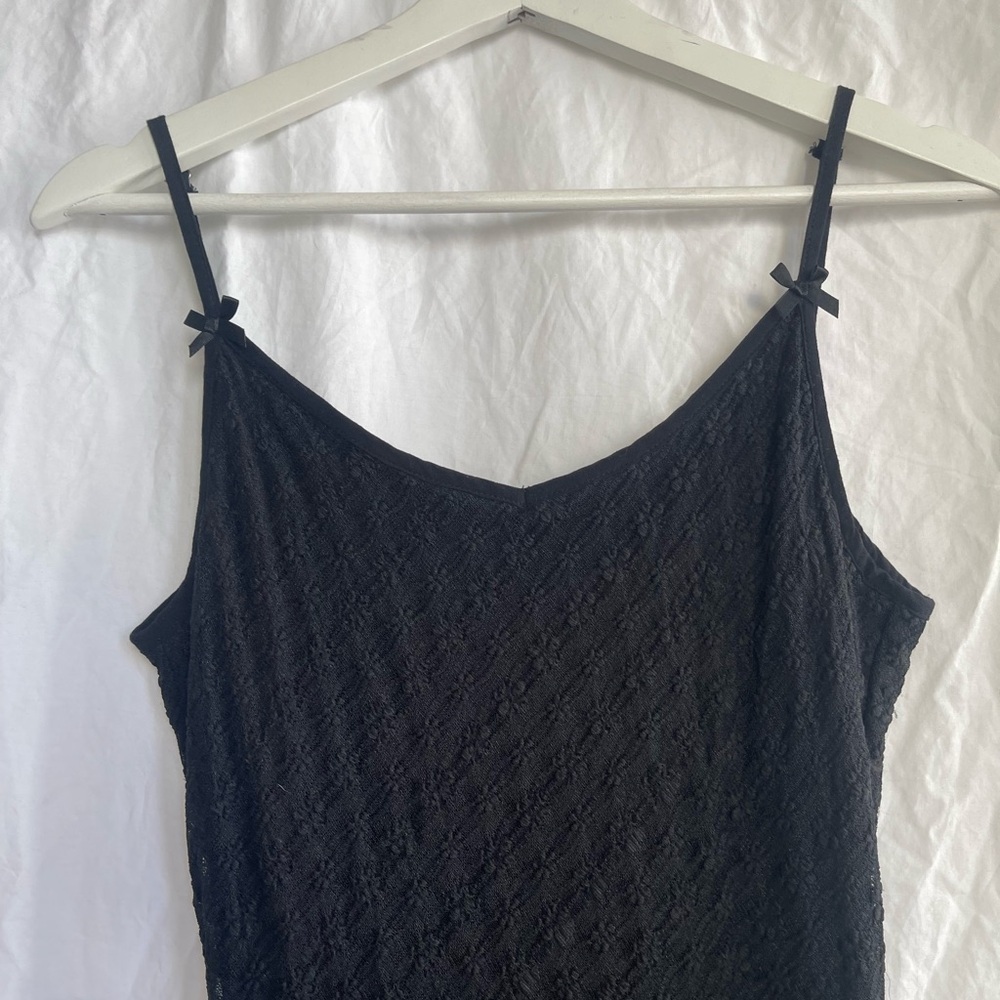 Wild Fable Bow Lace Midi Dress Black Size XS blogger - Picture 10 of 12